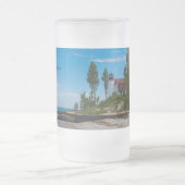 Pointe Betsie Light Frosted Mug (Centre)
