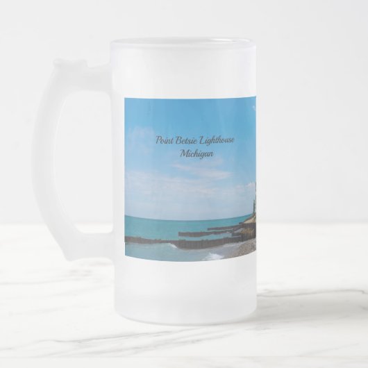 Pointe Betsie Light Frosted Mug (Gauche)