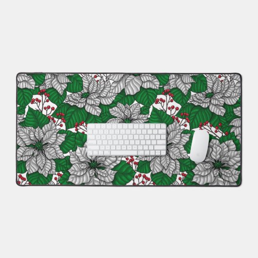 Pointe blanche, motif de Noël (Clavier et souris)