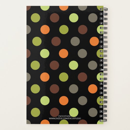 Pointe Brown orange monogramme (Dos)