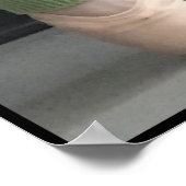 Pointe Chaussures Ballet Poster (Coin)