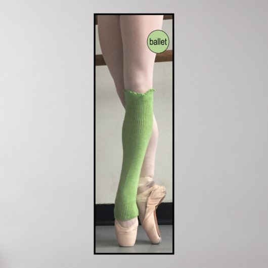 Pointe Chaussures Ballet Poster (Devant)