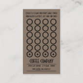 Pointe de fidélité à café chic rayé (Dos)