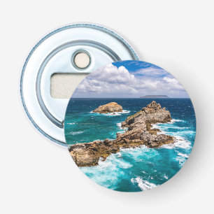 Pointe des Chateaux, Grande-Terre, Guadeloupe #2 Button Flesopener