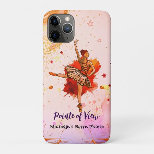Pointe of View – Custom Ballet Case-Mate iPhone Case (Achterkant)