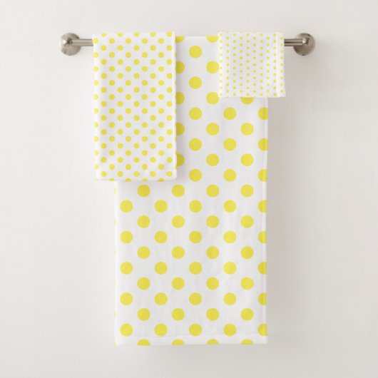 Pointe Polka blanche et jaune brillant (En situation)