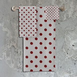 Pointe Polka Gris Bourgogne