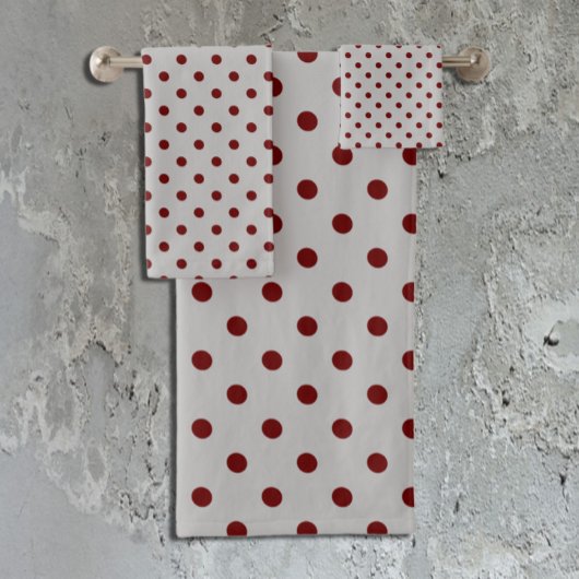 Pointe Polka Gris Bourgogne