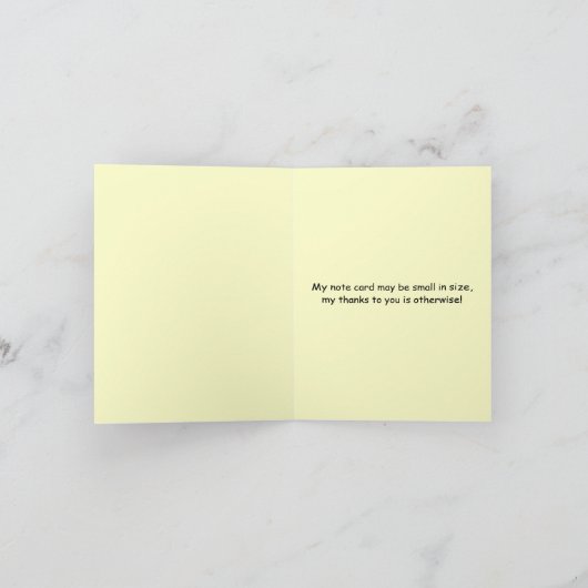 Pointe Polka Merci sur jaune pâle (Intérieur)