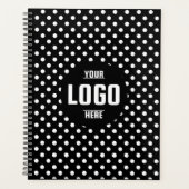 Pointe Polka Noir & Blanc Personnalisé 2026 Entrep (Devant)