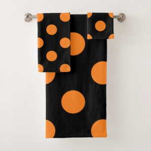 Pointe Polka noir d'Halloween