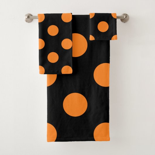 Pointe Polka noir d'Halloween (En situation)