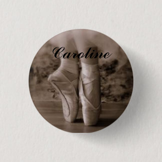 Pointe Shoe - Caroline Ronde Button 3,2 Cm