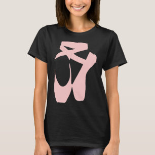 Pointe Shoes Ballet Dance for Girls T-shirt