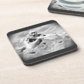 Pointe Shoes op het strand Bier Onderzetter (Linkerzijde)