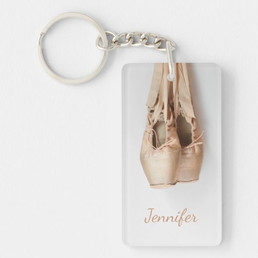 Pointe Shoes Sleutelhanger (Voorkant)