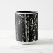 Pointe sur la tasse de café de mur (Centre)