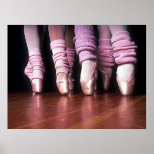 Pointe werkdruk poster