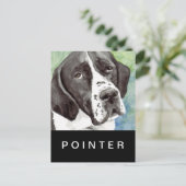 Pointer-ansichtkaarten Briefkaart (Staand voorkant)