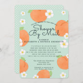 Pointer Baby shower Par Courrier Invitation (Devant / Derrière)