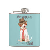Pointer Dad Hip Flask Heupfles (Voorkant)