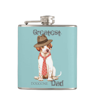 Pointer Dad Hip Flask Heupfles