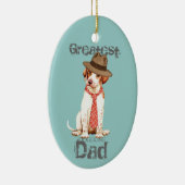 Pointer Dad Keramisch Ornament (Rechts)