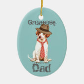 Pointer Dad Keramisch Ornament (Voorkant)