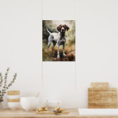 Pointer Dog Art Imprimer Pointer Poster (Cuisine)