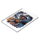 Pointer Dog Halloween Square Notitieboek (Linkerzijde)