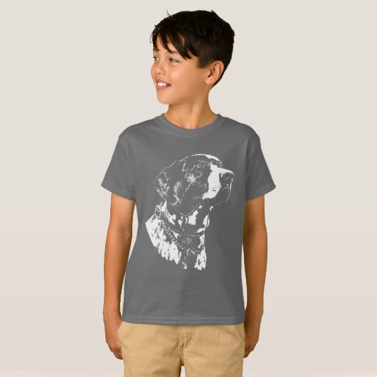 Pointer Dog Kind Shirt German Pointer Dog T-Shirt (Voorkant volledig)