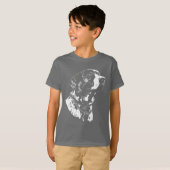 Pointer Dog Kinder T-shirt Duitse Pointer T-Shirt (Voorkant volledig)