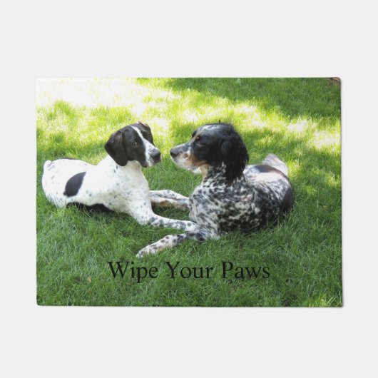 Pointer en Setter Love Deurmat (Voorkant)