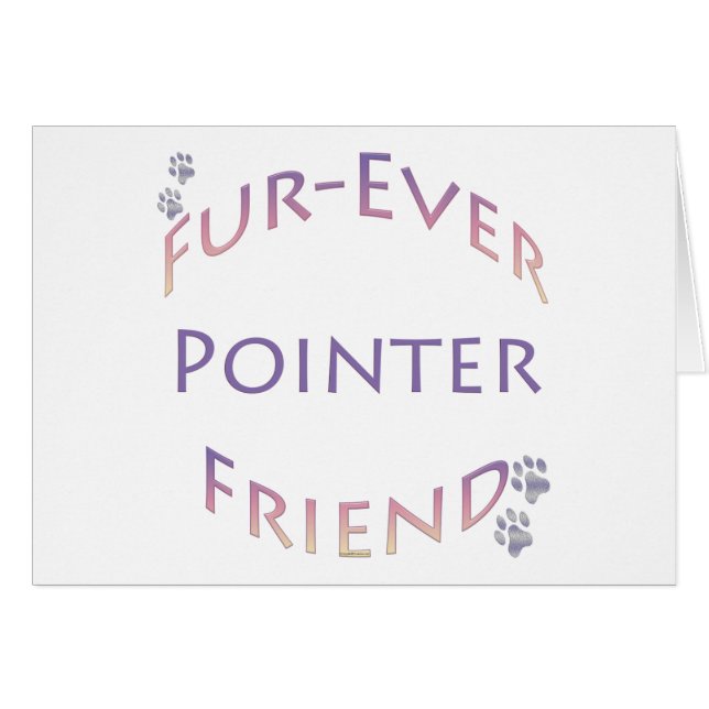 Pointer Furever (Voorkant Horizontaal)