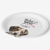 Pointer Hond Papieren Bordje (Gekanteld)