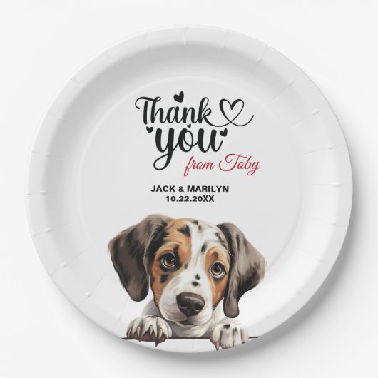 Pointer Hond Papieren Bordje (Voorkant)
