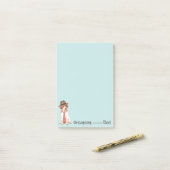 Pointer Papa Post-it Notes (Sur un bureau)