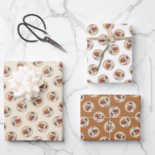 Pointer Schilderij Engels Schattigee originele Pet Inpakpapier Vel