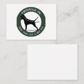 PointerRescue Org Flat Note Kaart Notitiekaartje (Voorkant / Achterkant)