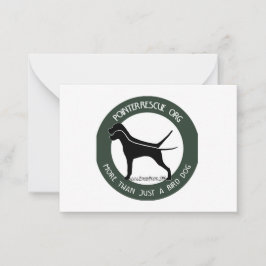 PointerRescue Org Flat Note Kaart Notitiekaartje