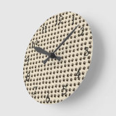 Pointes et numéros Horloge murale (Angle)