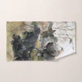 Pointeur court allemand (Serviette à main)