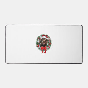 Pointeur court allemand Décora de couronne de Noël