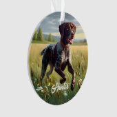 Pointeur court allemand en cours d'exécution (devant)