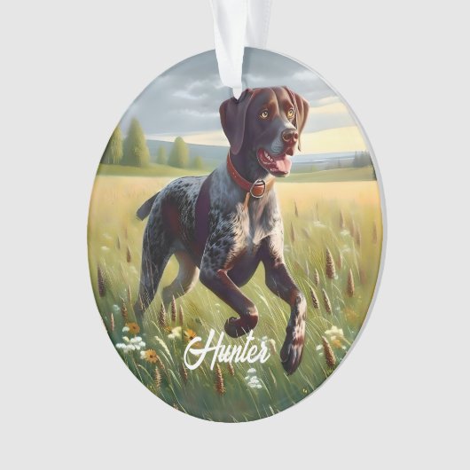 Pointeur court allemand en cours d'exécution (devant)