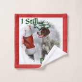 Pointeur court allemand Noël (Gant de toilette)