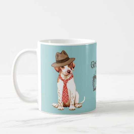 Pointeur Papa Café Mug (Gauche)
