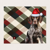 Pointeur Shorthair GSP Chien vacances Jeu de Noël (Outside Unfolded)