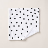 "Pointille" l'ensemble de serviette (Gant de toilette)
