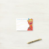 Pointillez le monstre w/quote, notes de post-it 4" (Sur un bureau)